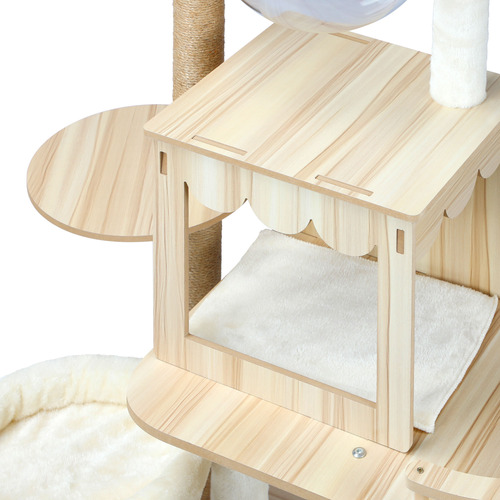 LivingFusion 131cm Athena Cat Tree Temple Webster